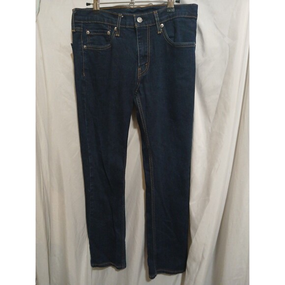 Levis Jeans Mens 32x30 (30x29) Blue 511 Slim Fit Dark Wash Stretch Denim - Picture 1 of 12